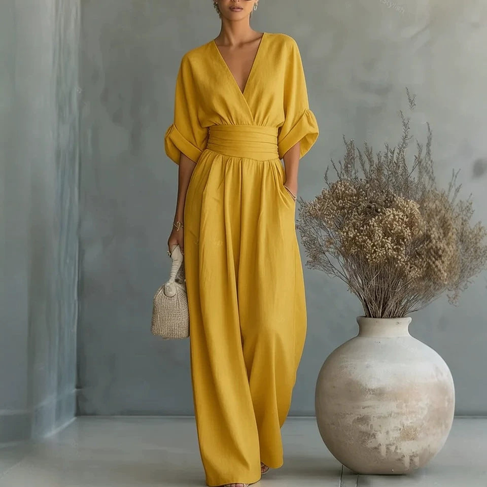 Cinched Waist Jumpsuit