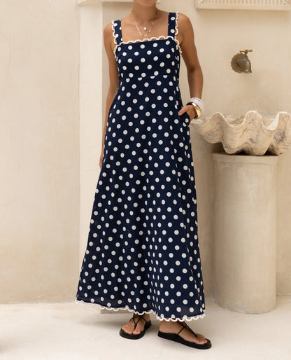 Polka A-Line Dress