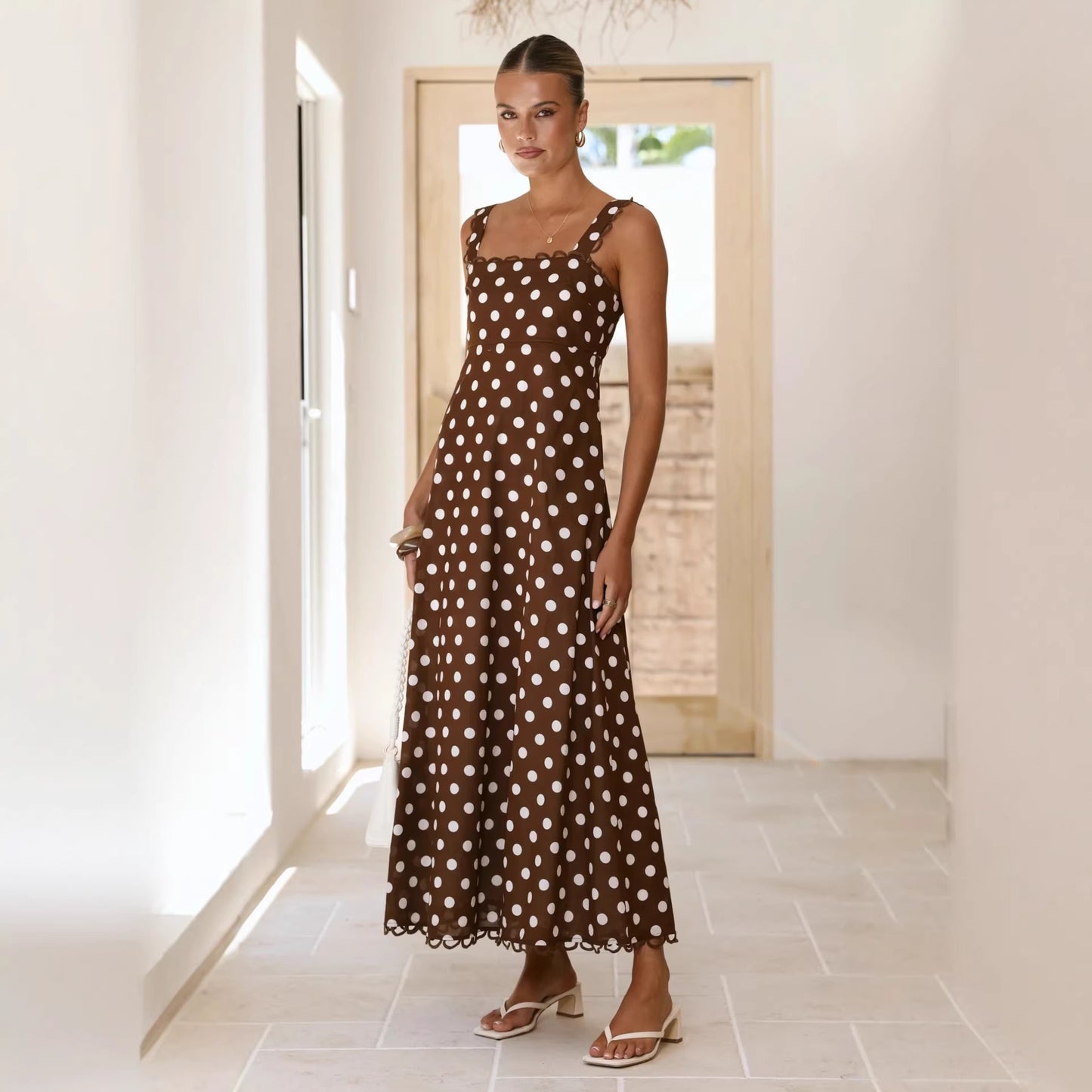 Polka A-Line Dress