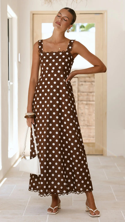 Polka A-Line Dress