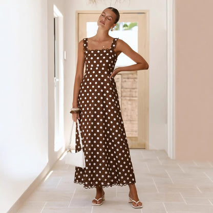 Polka A-Line Dress