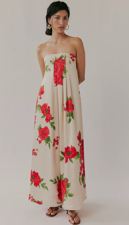 Robe Bohème Fleurie